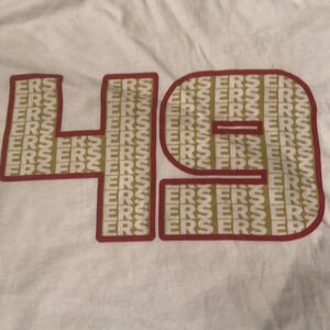 San Francisco 49ers Tee Shirt Small